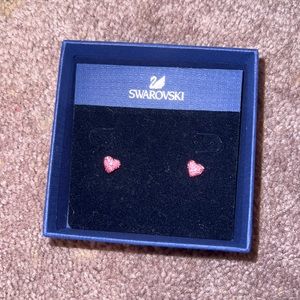Swarovski Heart Earrings